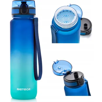 Sportovní láhev na vodu 1000 ml tyrkysová modrá Meteor