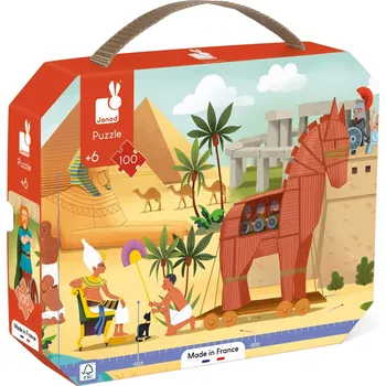 Puzzle Janod Panoramatické Antika a Mytologie 100 dílků