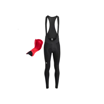 Cyklistické kalhoty KALAS MOTION Z6 | Zateplené Cyklo kalhoty se šlemi + EA sedlo | Pure Black | Velikost: 4/L