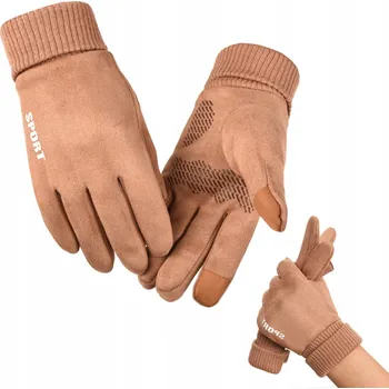 Rukavice Dámské zimní dotykové rukavice na telefon sportovní termo teplé