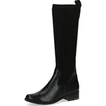 CAPRICE dámské kožené kozačky 9-25514-41 019 černé 38