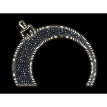 Vánoční světelná dekorace Vánoční LED brána 2, 365x285 cm Barva: Teplá/studená bílá