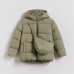 Reserved - Prošívaná bunda s kabelkou - zelená - 260EX-87X - 260EX-87X-128