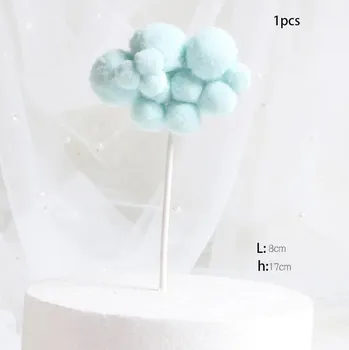 Party dekorace Disney narozeninová dekorace na dětský dort | ozdoba - modrý mrak-1ks-200006156