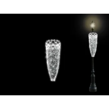 Vánoční světelná dekorace Vánoční dekorace na sloupy VO Ornament 6, 330 cm