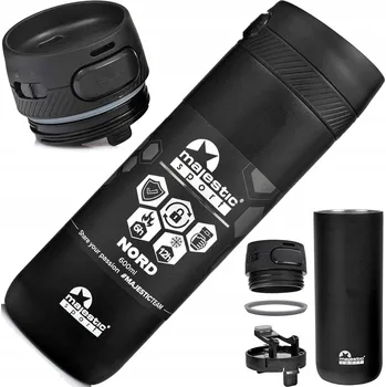 Termoska Termohrnek termoska na kávu, čaj Majestic Sport Nord 600 ml