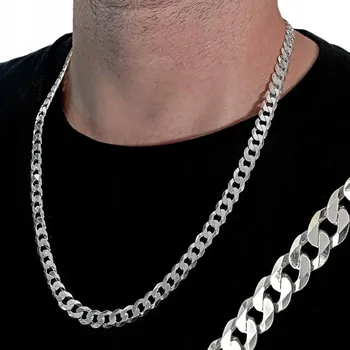 Řetízek SREBRNY ŘETÍZEK 925 MĘSKI PANCR STŘÍBRO DÁREK ZE STŘÍBRA 925