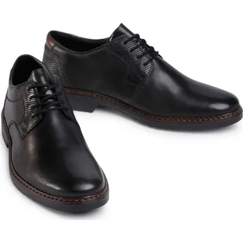 Pánská zimní obuv Pánské polobotky RIEKER 16541-02 černé Vyberte velikost (EU): 42