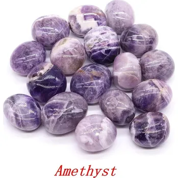 Přírodní kámen Žlutý leopard jaspis tromlovaný kámen | dekorace - Ametyst , 200 g