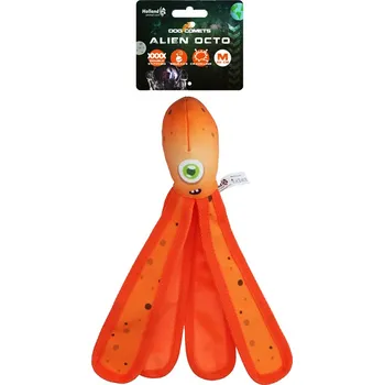 Hračka pro psa Hračka pes Dog Comets Alien Octo M 28cm oranžová