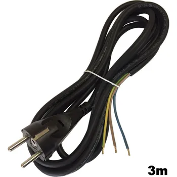 Prodlužovací kabel TEKABEN TEKACABLE flexo přívod 3 x 1,0mm 3m guma (3109) H05RR-F 896026,00