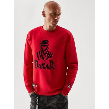 Moto dres Diverse extreme team - Rallye Dakar - mikina Jumper DKR crew 03 barva červená / černá L