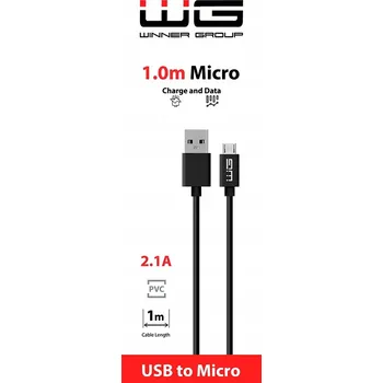 Datový kabel USB kabel - microUSB typ B --- 1 m