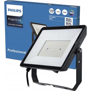 Philips Projectline LED reflektor 3000K 150W černý IP65