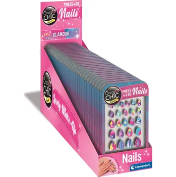 dětské šminky a malovátka crazy chic tipsy glamour dětská sada na nehty