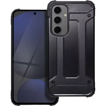 Pouzdro na mobilní telefon Odolné pouzdro Armor pro Samsung S24 FE – černé (Odolné pouzdro Armor pro Samsung Galaxy S24 FE – dvouvrstvá konstrukce, ochrana rohů a podpora bezdrátového nabíjení)