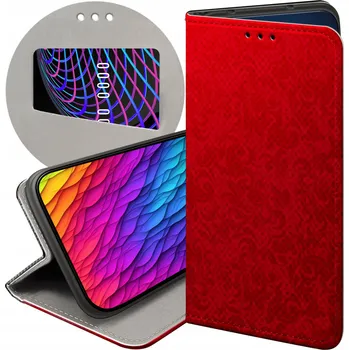 Pouzdro na mobilní telefon Flipové pouzdro Hello Case pro Xiaomi Redmi 9A, Redmi 9i, červené