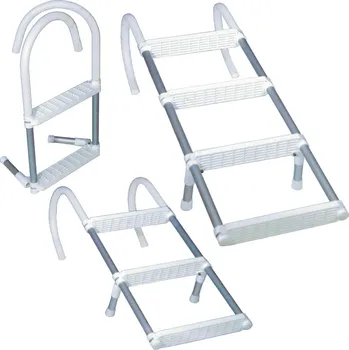 Železářství NUTICHE Eloxovaný hliníkový žebřík 4 schody