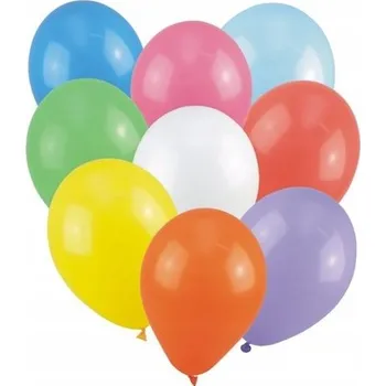 Pastelové balónky 24 cm 25 ks, mix barev
