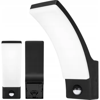 Venkovní osvětlení Zahradní nástěnné svítidlo Masterled černé, integrovaný LED zdroj 12 W