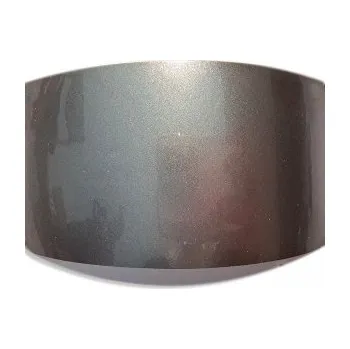 Polep vozidla Vzorek - Super lesklá metalická tmavá šedá polepová samolepící auto fólie 10x20cm - interiér/exteriér