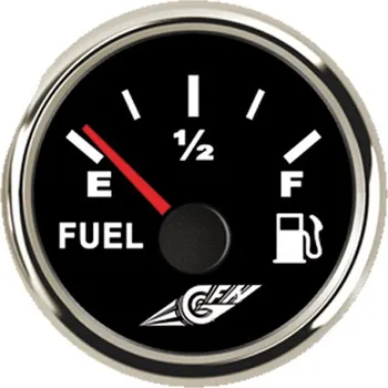 Člun NUTICHE Palivoměr GFN - 240 - 33 OHM YAZAKI / nerez rámeček - černý číselník