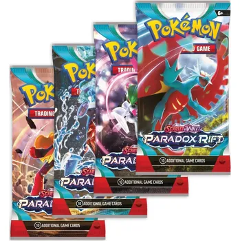 Karetní hra Hra PokémonTCG SV04 Scarlet & Violet Paradox Rift booster 10 karet v sáčku | AS271