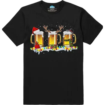 Pánské tričko Pánské tričko Zasněžené Pivo (Velikost: M, Barva: Černá)