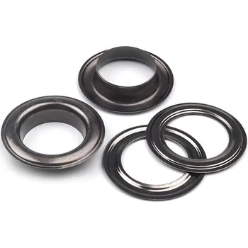 Průchodky s podložkou vnitřní Ø22 mm / vnější Ø34 mm, barva 3 nikl černý