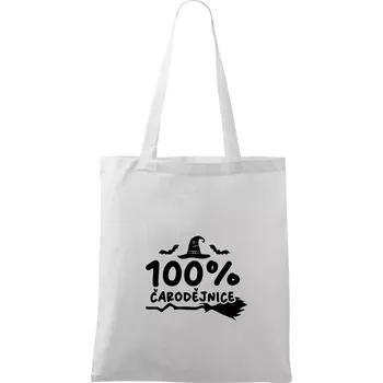 100% čarodějnice - Taška bavlněná - 42 x 38 cm ( Bílá )