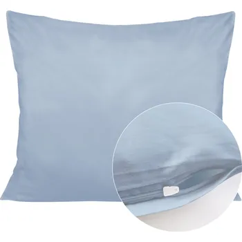 Povlak na dekorativní polštářek SATÉNOVÝ POVLAK NA POLŠTÁŘ 009 70X80 CM SVĚTLEMODRÁ