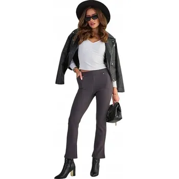 Dámské oblečení HO-9610 D.GREY ŠEDÉ DÁMSKÉ TREGÍNY L/XL - 41