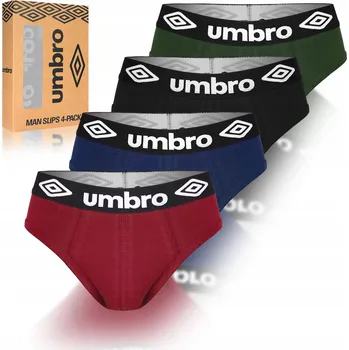 Slipy Pánské Slipy kalhotky Umbro , 4 ks, velikost L