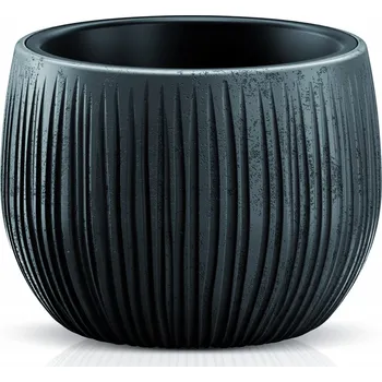 Květináč Květináč 18 cm plast černý