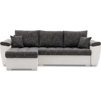 Sedací souprava Rozkládací rohová sedací souprava VEGAS 250/160 Levá ŠedáI/bílá