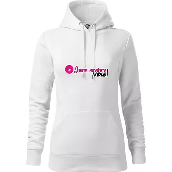 Dámská mikina Jsem nevěsta vole! - Mikina dámská Cape s kapucí - XS ( Bílá )