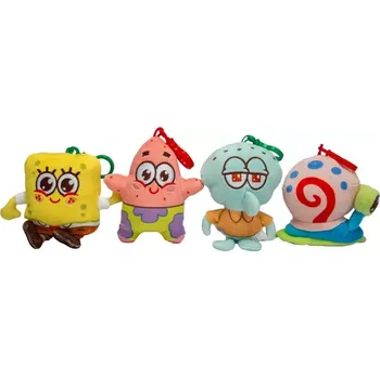 plyšák Plyšový přívěsek Squishy SPONGEBOB SQUAREPANTS 10 cm