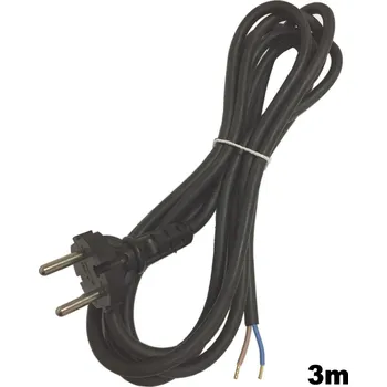 Prodlužovací kabel TEKABEN TEKACABLE flexo přívod 2 x 1,0mm 3m guma (2109) H05RN-F (2101=TKC) 896020,00