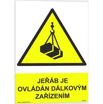 Traiva s.r.o. Jeřáb je ovládán dálkovým zařízením Verze: Plast 210 x 297 mm (A4) tl. 0.5 mm - Kód: 03636