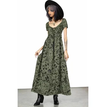 Dámské šaty šaty dámské KILLSTAR - Forestine - Green - S
