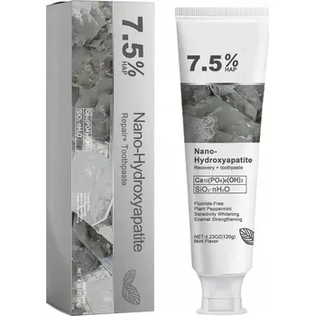 zubní pasta 7,5% hydroxyapatitová zubní pasta pro ochranu skloviny a posílení zubů