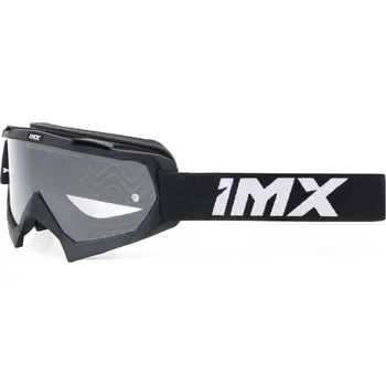 Motocyklové brýle IMX MUD BLACK GLOSSbrýle - sklo CLEAR