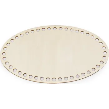 Galanterie Dno na pletení / výrobu košíků 15x25 cm Varianta: přírodní sv., Balení: 1 ks