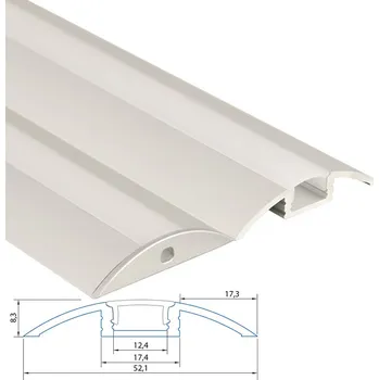 LED páska MCLED Prrofil AL 52/8mm nášlap.matný kompl.2m ML-761.069.02.2