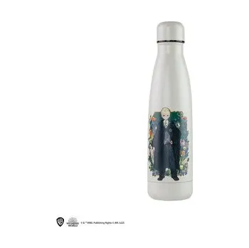 Moriarty Art Project Lahev nerezová bílá s portrétem Draco Malfoy, Harry Potter