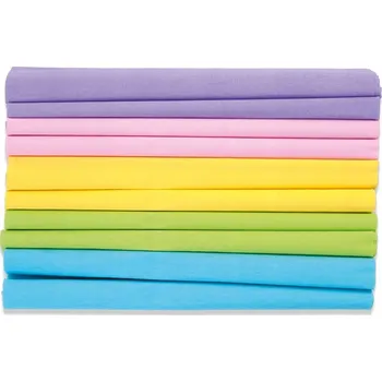 Prostěradlo PASTELOVÁ DEKORAČNÍ KREPČINA papírová školní mačkaná 25 x 200 cm 10 rolí