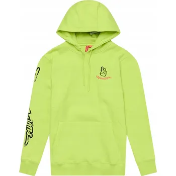 Pánská mikina Troy Lee Designs Peace Out mikina Glo Yellow vel. XL