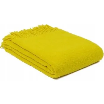 Prostěradlo Deka Kam-Pol polyester 140 cm x 200 cm žlutá