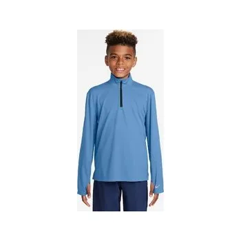 Chlapecké tričko Nike Multi Big Kids (Boys) Dri-FIT UV Long-Sleeve 1/2-Zip Top M