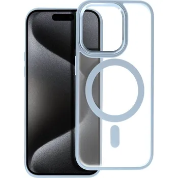 Náhradní kryt pro mobilní telefon Kryt Matte Mag Cover Case s Magsafe iPhone 15 Pro Blue